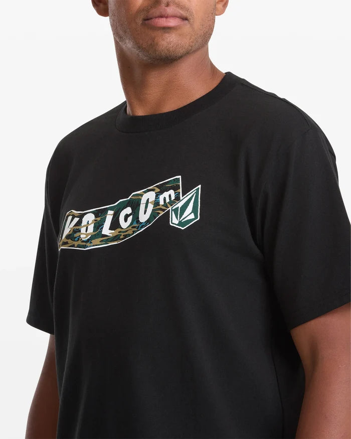 VOLCOM FA PARILLO SHORT SLEEVE TSHIRT (BLACK)