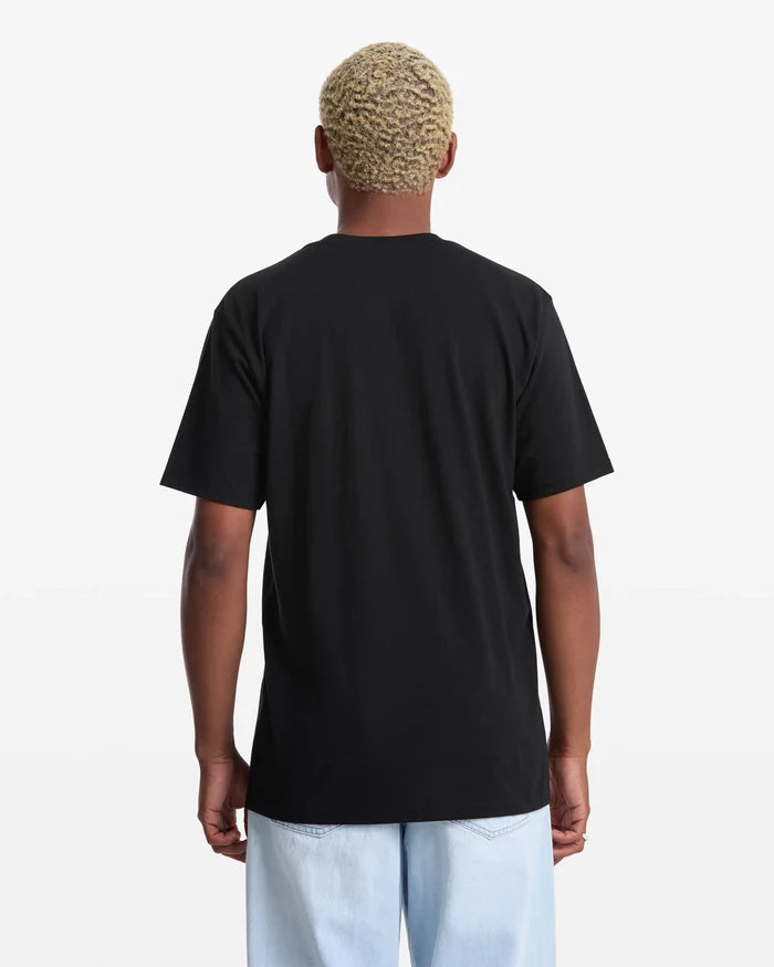 VOLCOM LIVE WIRE SHORT SLEEVE TSHIRT (BLACK)