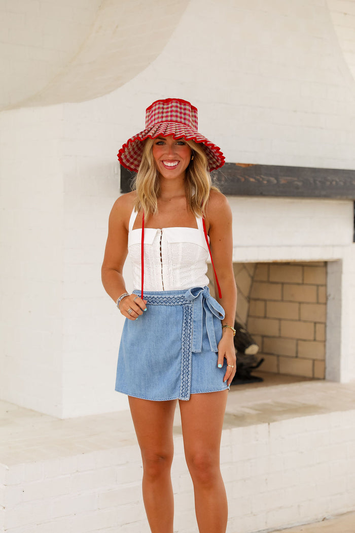 Warren Corset Top - White