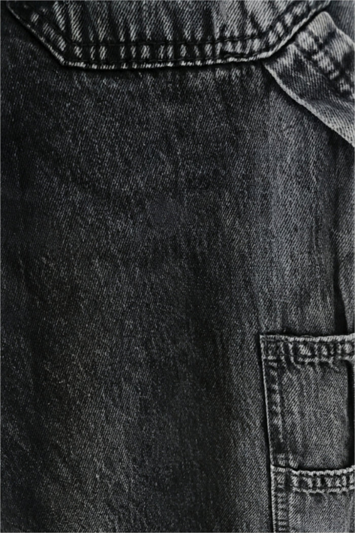 Washed Denim Pants