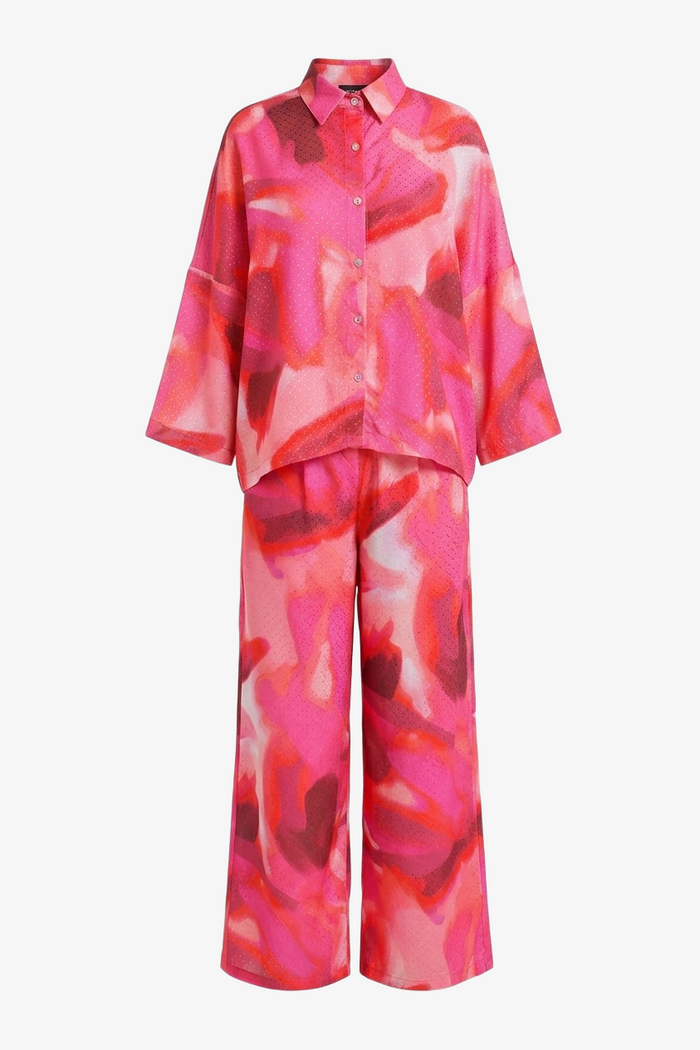 Watercolor Print Pyjama Set