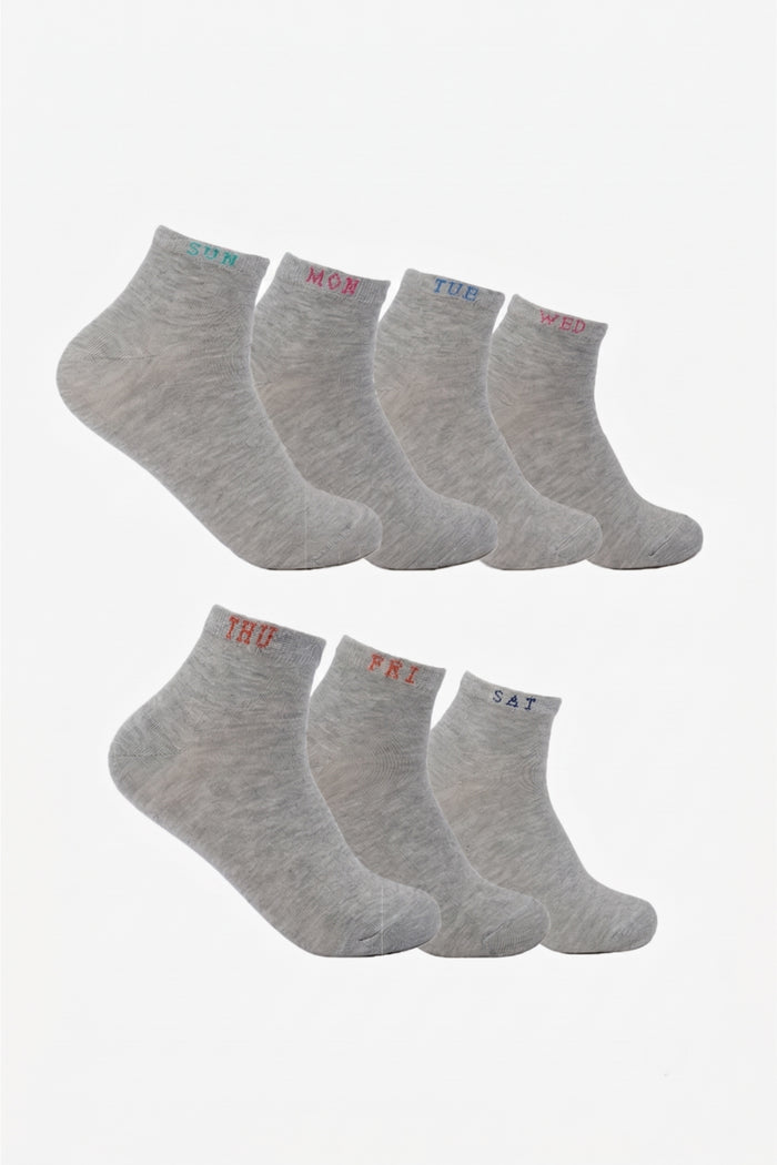 Weekday-Cuff Socks - 7 Pairs