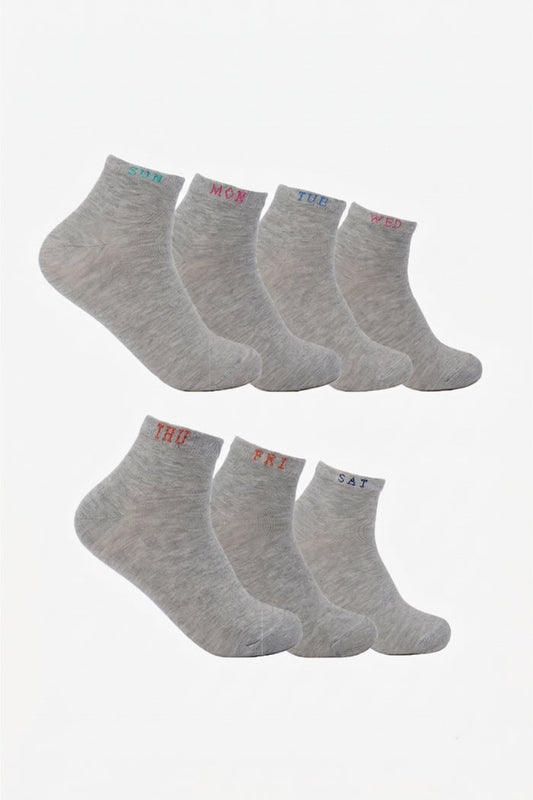 Weekday-Cuff Socks - 7 Pairs