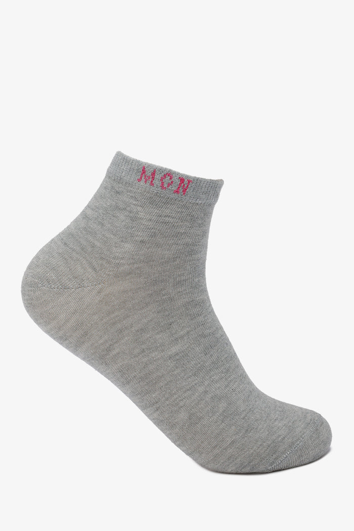 Weekday-Cuff Socks - 7 Pairs
