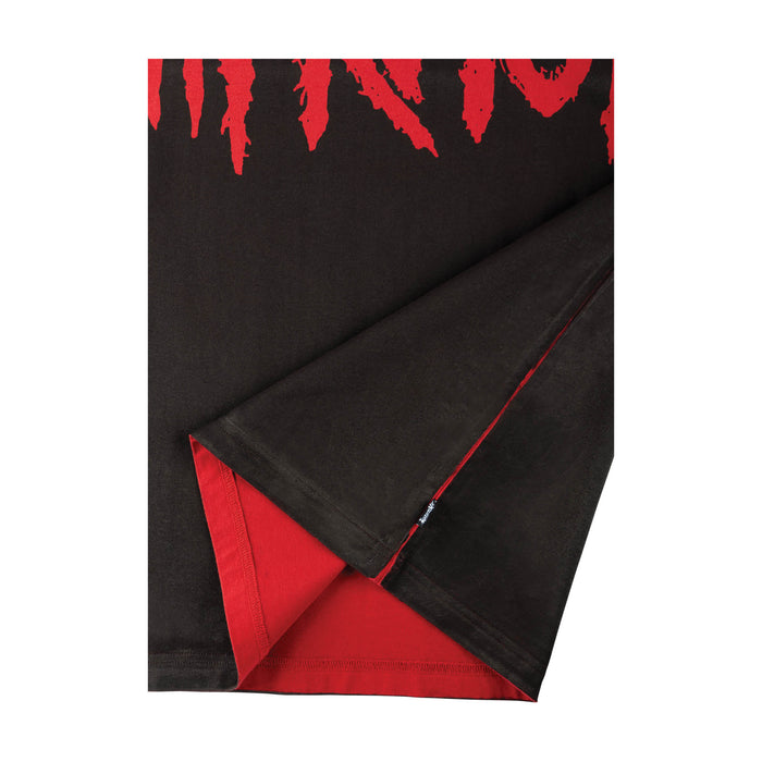 WELCOME X SLIPKNOT BARCODE OVERPRINT TEE (BLACK/RED)