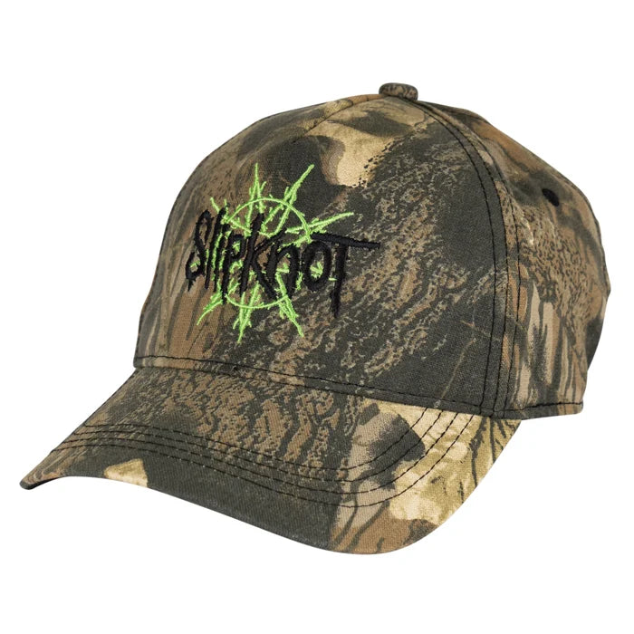 WELCOME X SLIPKNOT NONAGRAM EMBROIDERED CAMO HAT