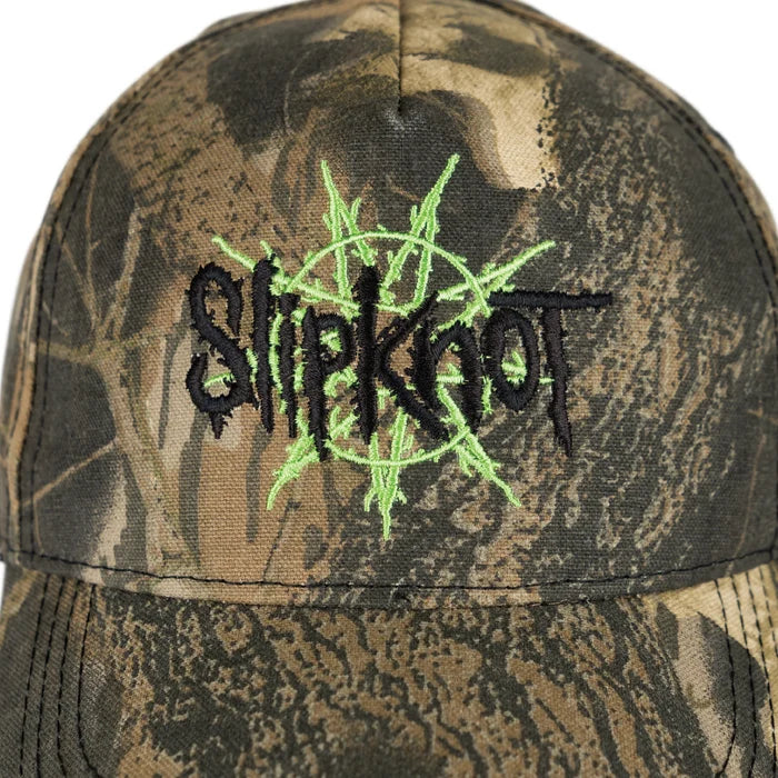 WELCOME X SLIPKNOT NONAGRAM EMBROIDERED CAMO HAT