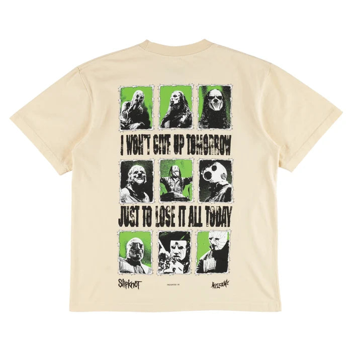 WELCOME X SLIPKNOT TOMORROW TEE (BONE)