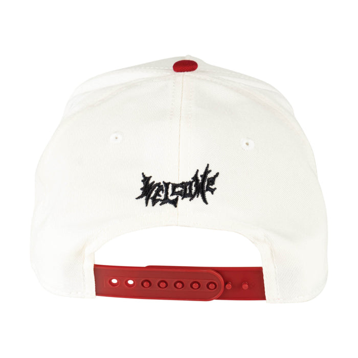 WELCOME X SPLIPKNOT NONAGRAM CAMO HAT (WHITE/RED)