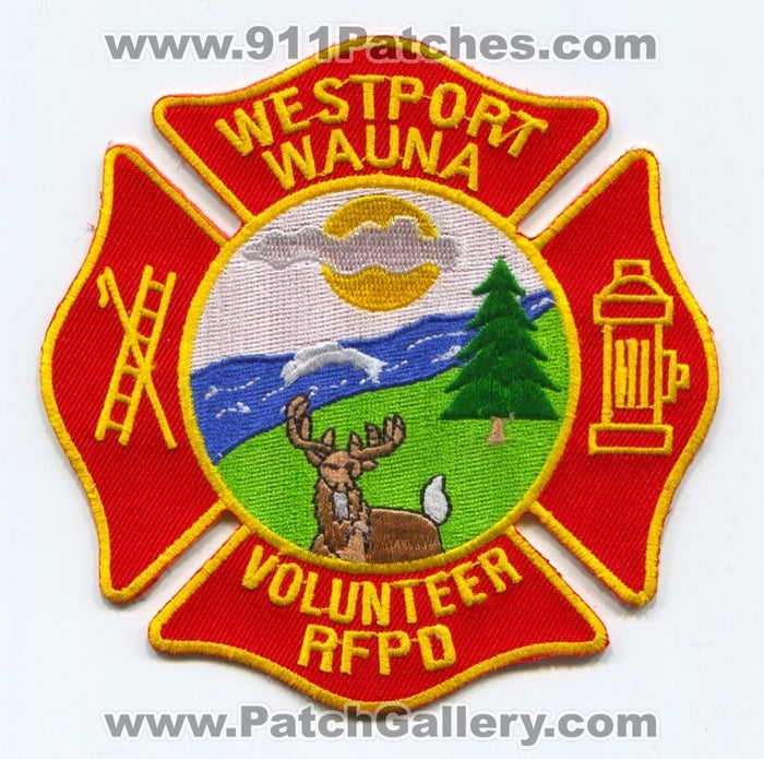 Westport Wauna Volunteer Rural Fire Protection District Patch Oregon OR