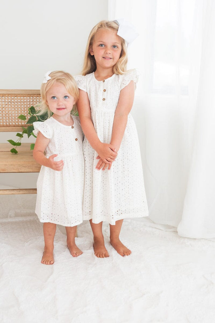 White Embroidery Dress Dress Yo Baby India