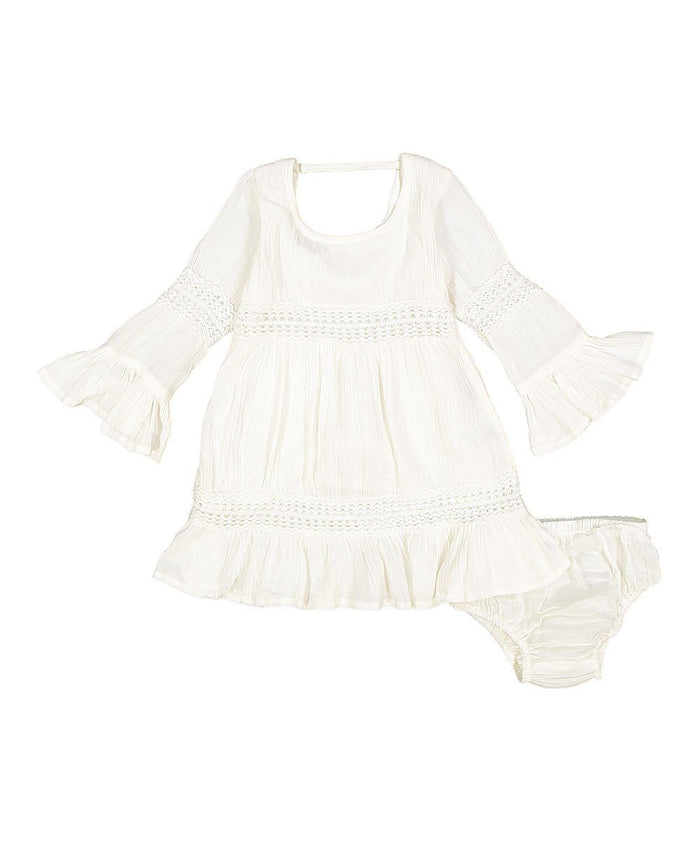 White Lace Infant Dress Dress Yo Baby Wholesale