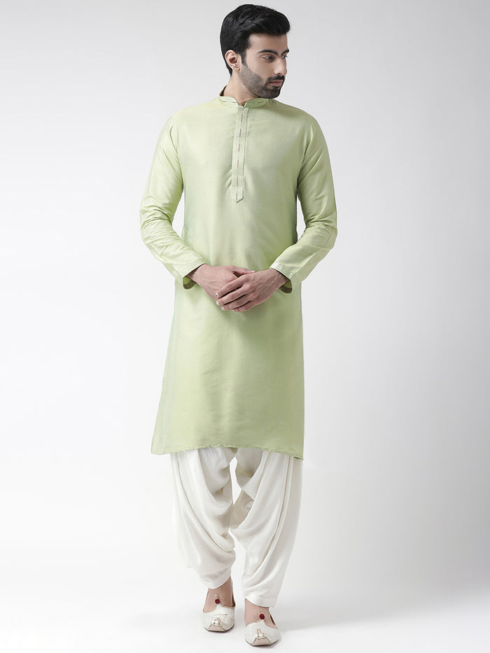 White Solid Elasticated Patiala