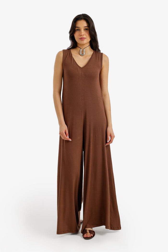 Wide Leg Lounge Jumpsuit