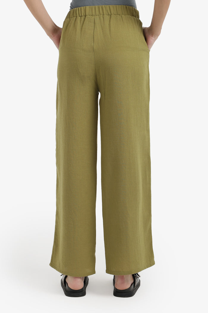 Wide-Leg Lounge Pants