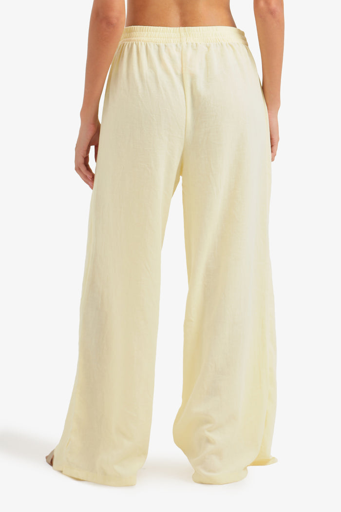 Wide-Leg Wrap Pants