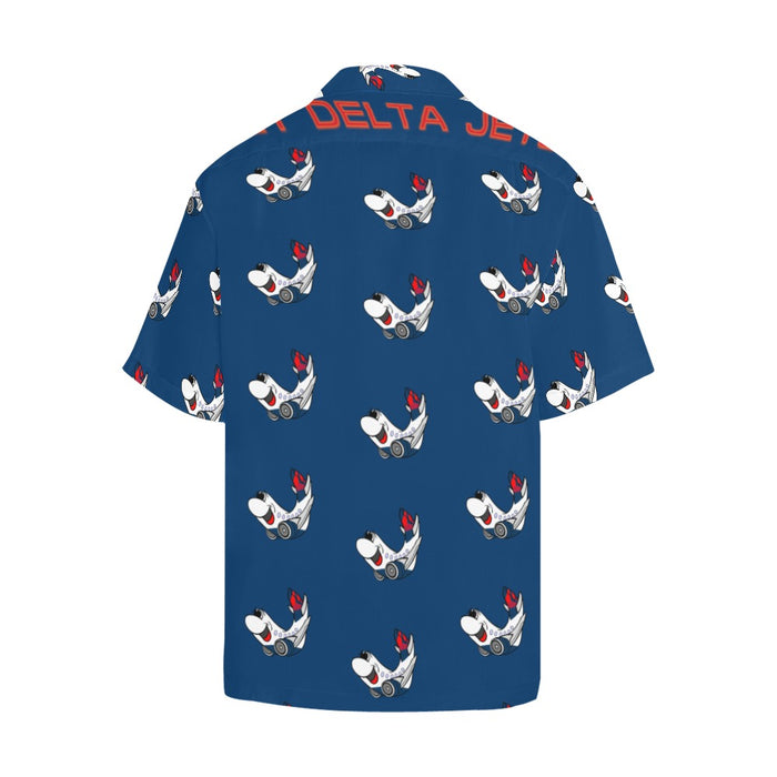 Widgee FDJ  Blue Hawaiian Shirt