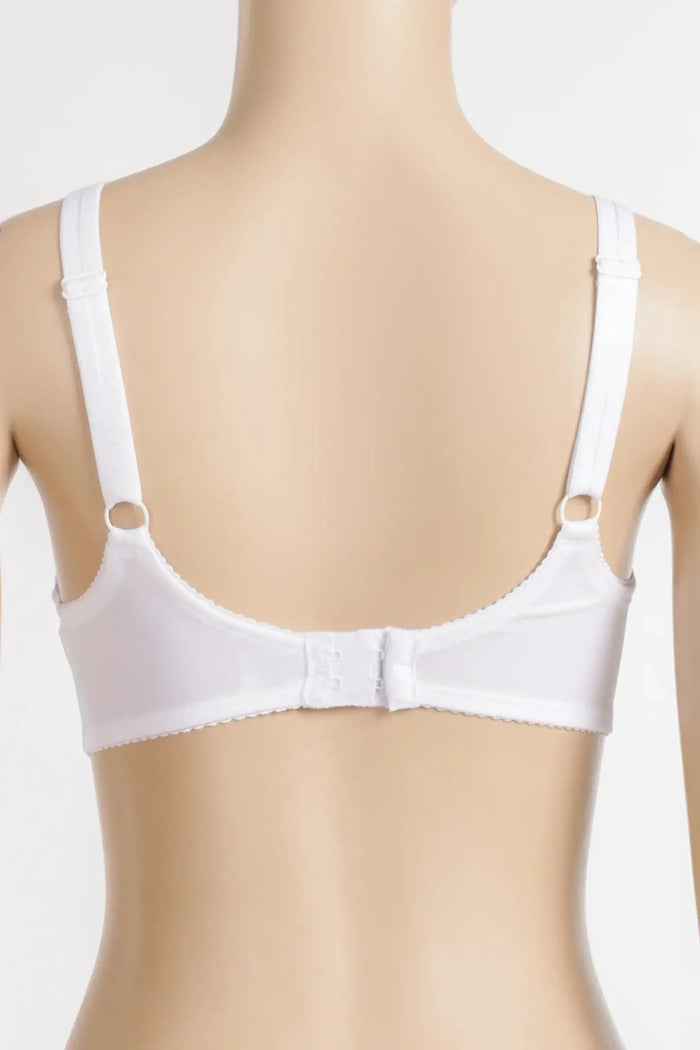 Wired Bra with Lace Detail