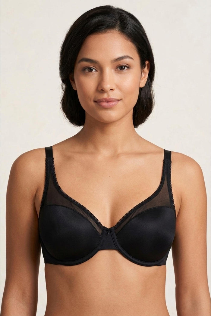 Wired Padded Tulle Bra