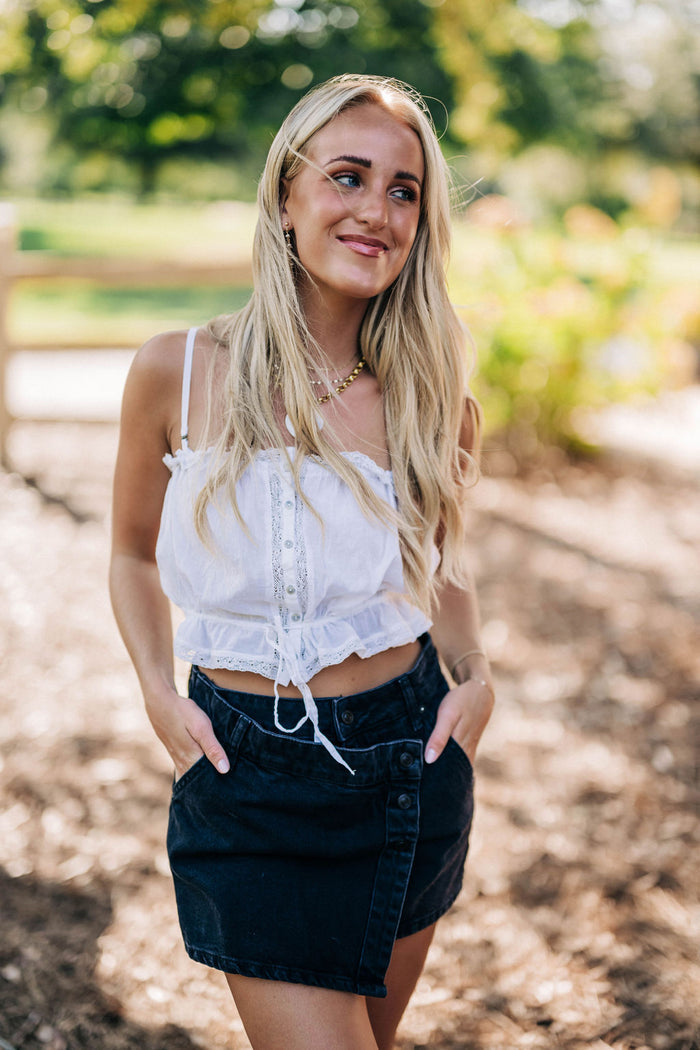 Wistful Daydream Tube - Optic White FREE PEOPLE