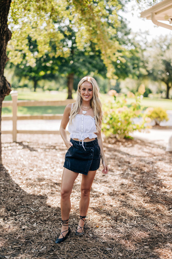 Wistful Daydream Tube - Optic White FREE PEOPLE