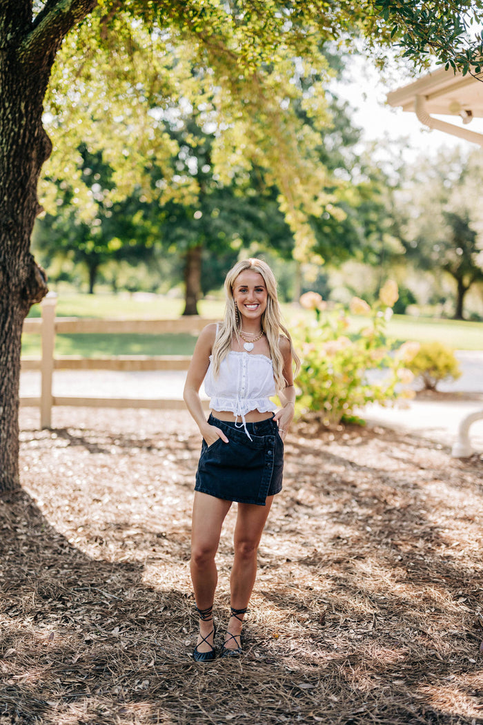 Wistful Daydream Tube - Optic White FREE PEOPLE