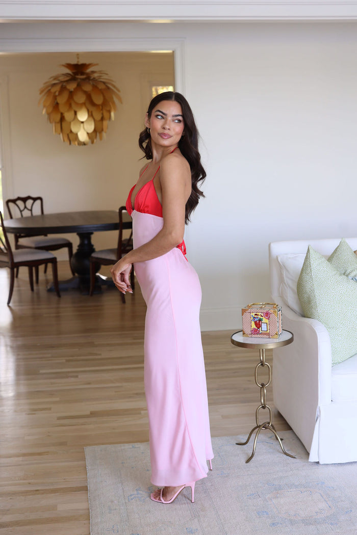 Wolfe Dress - Petal/Cherry