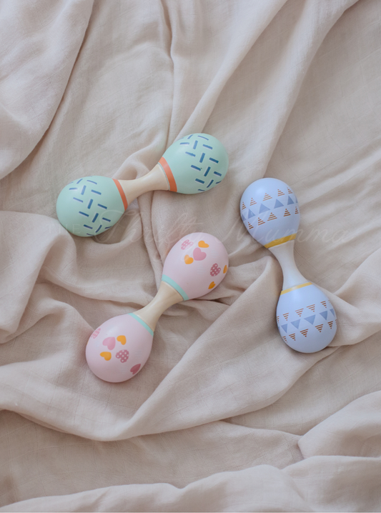 Wooden Double Ended Maracas