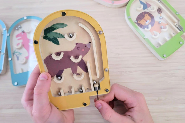 Wooden Mini Pinball Game
