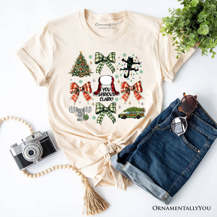 You Serious Clark T-Shirt, Retro Griswold’s Family Christmas Vacation Tee T-Shirts OrnamentallyYou Natural XS