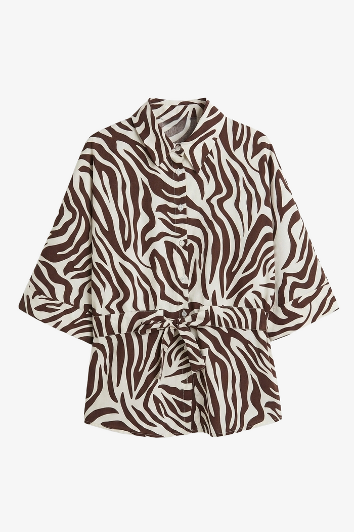 Zebra-Print Lounge Set