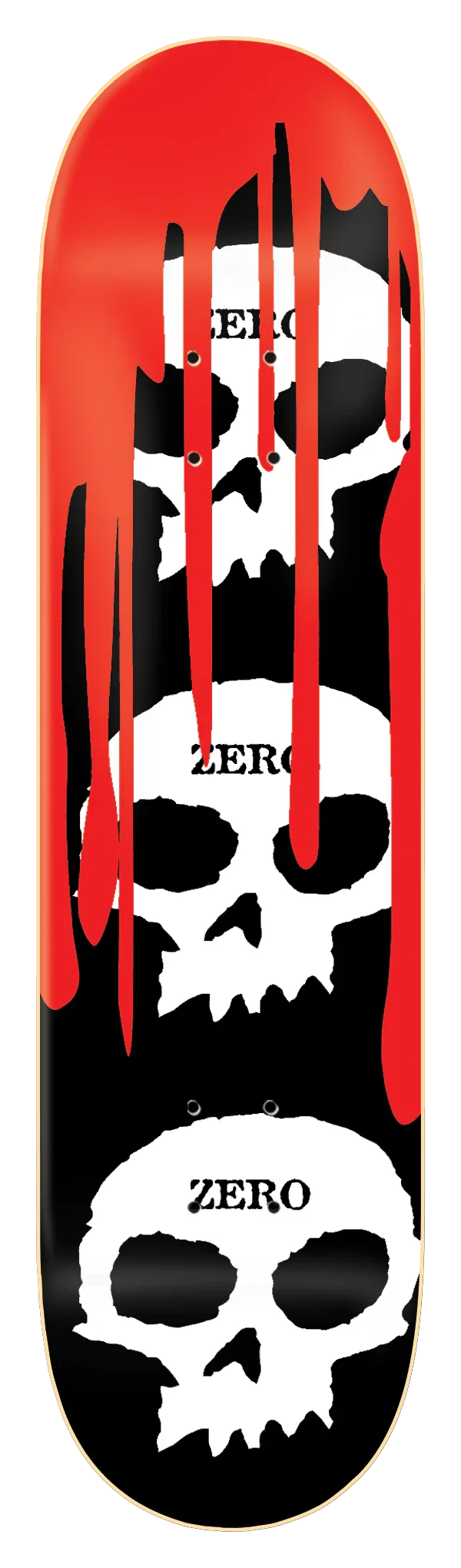 ZERO 3 SKULL BLOOD LOGO DECK (7.25)