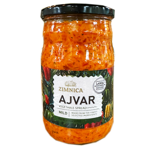 Zimnica Ajvar HOT 670g (Zimnica) - MezeHub