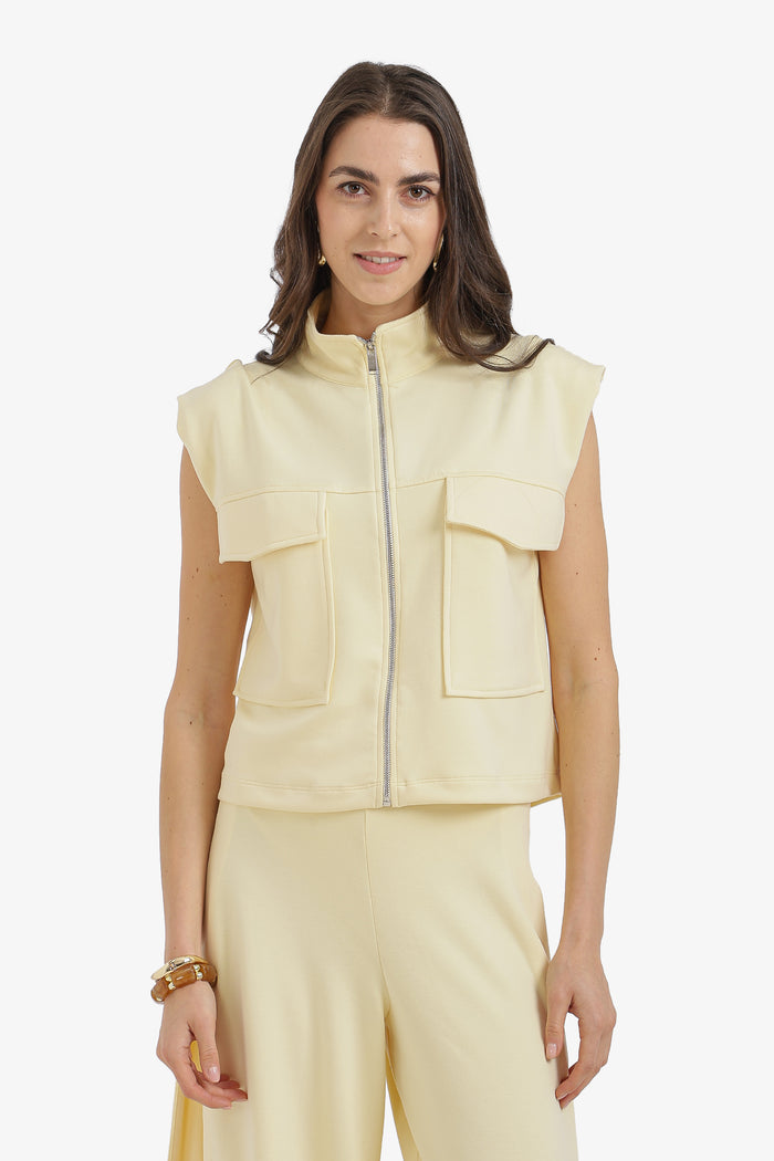 Zip-Up Lounge Vest