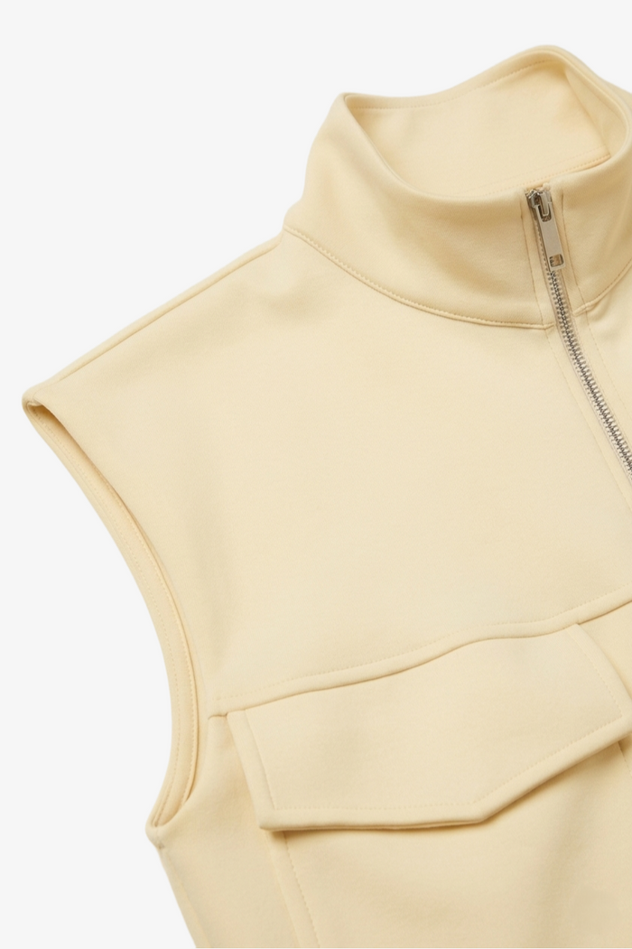 Zip-Up Lounge Vest