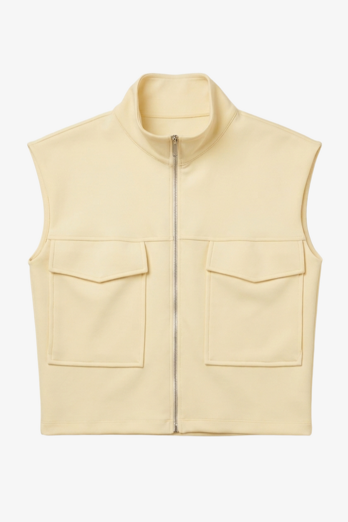 Zip-Up Lounge Vest