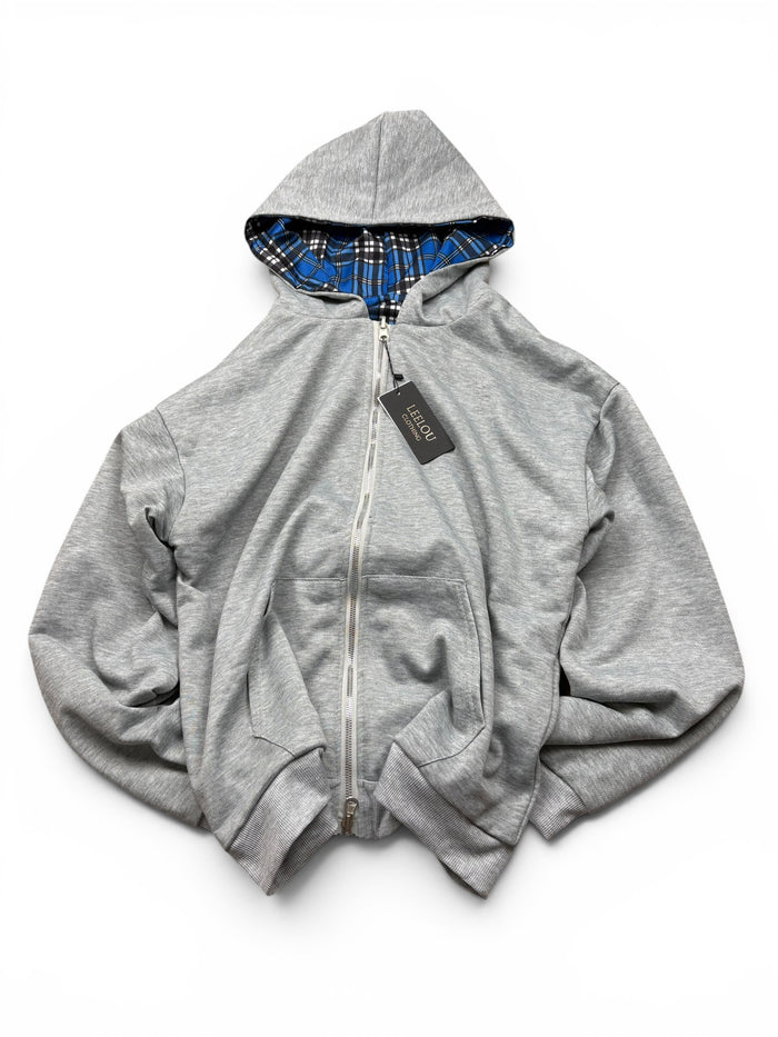 Zip Up Reversible Hoodie
