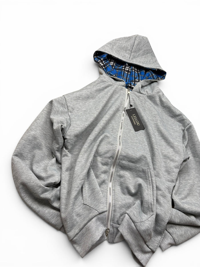 Zip Up Reversible Hoodie