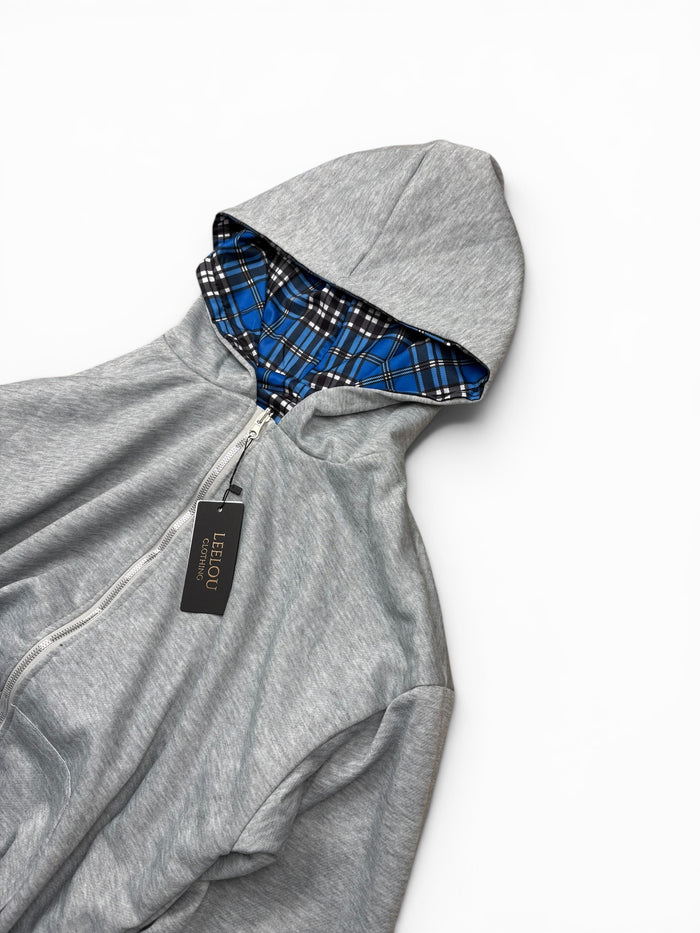 Zip Up Reversible Hoodie